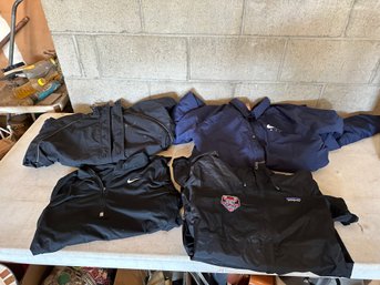 Group Of 4 Nike And Patagonia Jackets (sizes Large & XL)