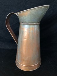 Tall Vintage Copper Pitcher