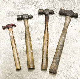 Four Vintage Hammers-Craftsman, Cheney And Williams