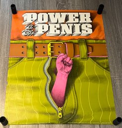 1970 Power To The Penis Vintage Poster Editions United