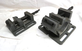 Pair Of Craftsman Drill Press Vices 1 With Angle Adjustment