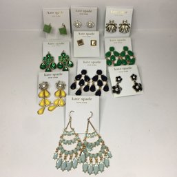 Lot 2 Of 3 - Incredible Gift Idea 10 Pairs KATE SPADE Brand New Earrings - Retail Price $25-$35 EACH PAIR !