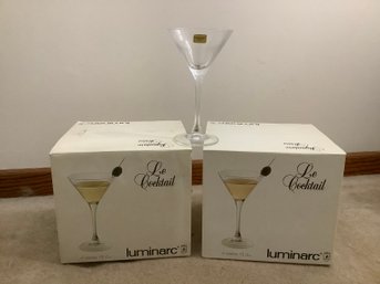 Luminarc Le Cocktail Martini Glasses Set Of 8