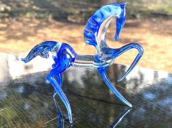 A Lovely Murano Art Glass Horse Sculpture