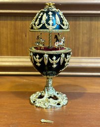 A Faberge Style Egg, Possibly Faberge Reproduction, No Label