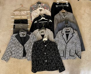 Gallant Ladies Collection Of Jackets, Slacks & Blouses Size 14