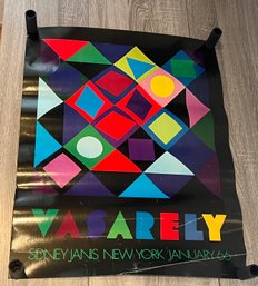 1966 Sidney Janis New York Art Poster