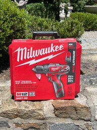 New Milwaukee M12 Cordless Drill Driver