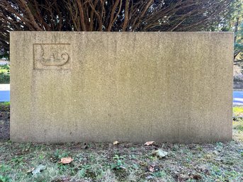 Granite Gravestone With Aladdin Fire Lamp Motif