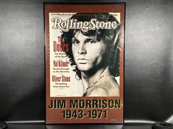 Framed Poster: Rolling Stones Cover Featuring Jim Morrison