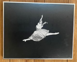 Black And White Photo Print Of Ballerina