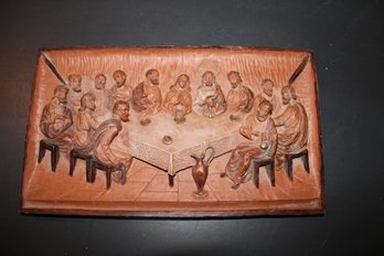 12.5'by7.5' Wooden Last Supper 40113