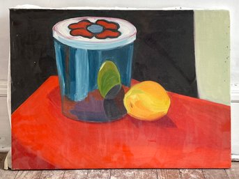 A Vinage Still Life Painting Signed 'Ruth' - Oil On Canvas