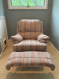 Tweed Upholstered Recliner