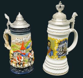 Vintage Steins-King Ludwig II 150th Anniversary Octoberfest Limited Edition And Original King Made In Germany