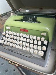 Vintage Green Royal Typewriter