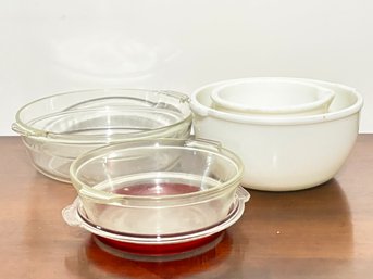 Vintage Glass Ware - Milk Glass, Pyrex, And More