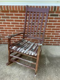 Solid Wood Porch Rocking Chair