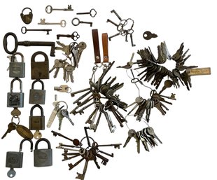 Lot Of Keys & Padlocks