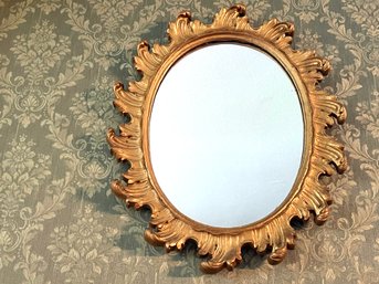 Vintage Syroco Wooden Mirror