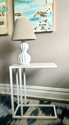 Small Side Table & Lamp