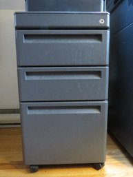 Rolling Metal Office Cabinet With Key