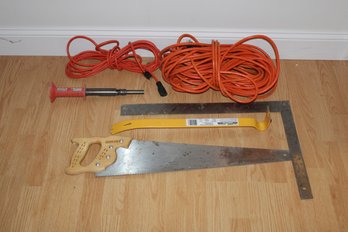 Lot Of 6 Garage Tools And Cords