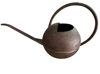 Antique Round Copper Watering Can