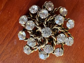 Rhinestone Brooch