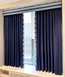 Luxe Linen Lined Blackout Curtains And A Valence