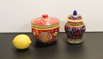 Vintage Chinese Ginger Jars