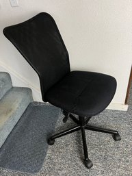 Ikea Black Adjustable Computer Desk Chair