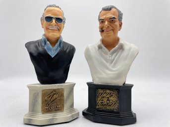 Stan Lee & Jack Kirby . Randy Bowen Designs Mini-busts .5' Tall