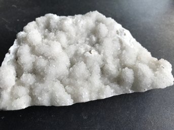 Chalcedony Rock Crystal Specimen, 1 LB 4 Oz, 6 Inch By 4 Inch