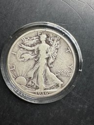 1936-D Walking Liberty Silver Half Dollar