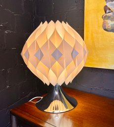 Rare Mid 2000s Frandsen Lighting Honeycomb/origami Shade Table Lamp