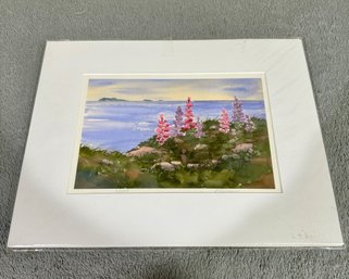 Numbered & Signed Ocean Scent Watercolor By Virginia T Goggin