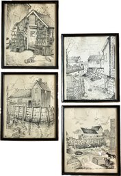 A Series Of Vintage Etchings