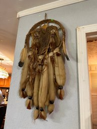 Native American Fur Dream Catcher