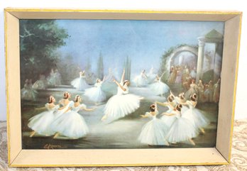 1950's Carlotta Edwards Signed Framed Print