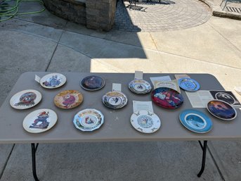 Lot Of Collector Plates Most With Boxes