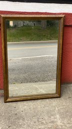 Vintage Rectangular Wood Frame Mirror - 18.5' X 26.5'