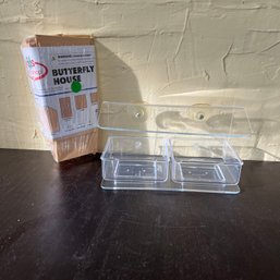Butterfly House Kit And Suction Cup Bird Feeder