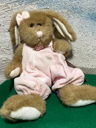 1985 Boyds Bunny Allison W Tags-Stuffed Jointed Retired Plush
