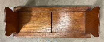 Rare Antique Wards Adjustable Boston Oak Book Rack No. 1