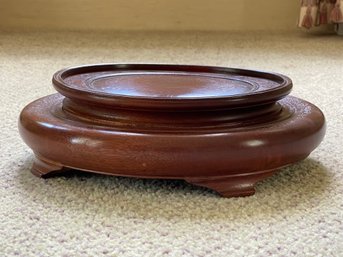 Japanese Wood Display Base Decorative Stand