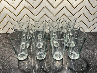 Set Of 12 Glass Pint Glasses