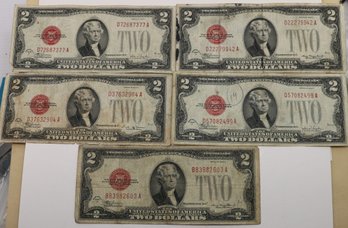 1928 $2 Note Bill X5