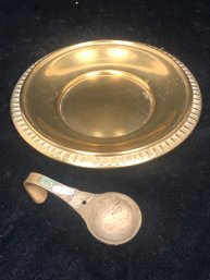 Brass Golf Commemorative Community Plate