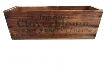 Vintage Armour's Cloverbloom American Cheese Box